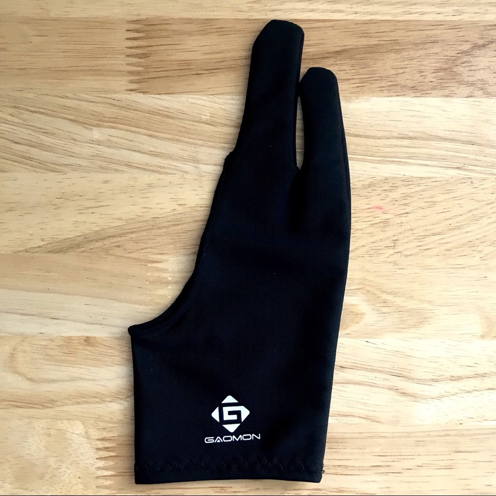 GAOMON ANTI-SKID ARTIST GLOVE - Black